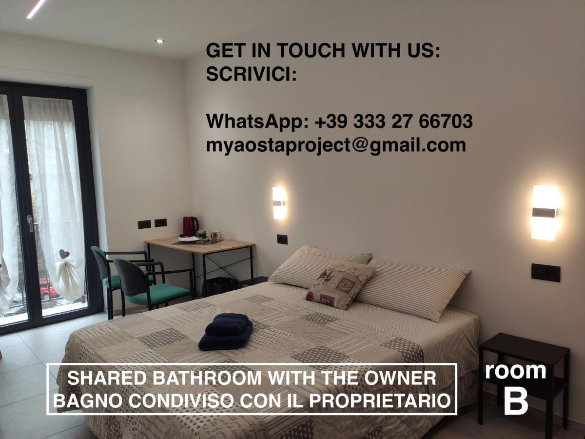 Shared Bathroom - Myaostaproject Aosta Exterior foto